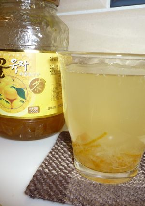 ゆず茶焼酎-レシピのメイン写真