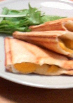 マンゴー＆バナナのホットサンド-レシピのメイン写真