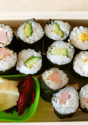 簡単！すぐ出来る海苔巻き弁当！-レシピのメイン写真