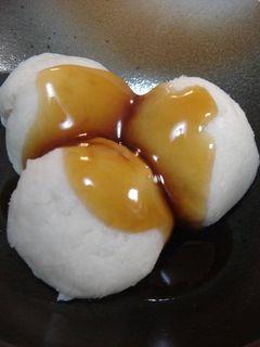 冷凍里芋でモッチモチみたらし団子なり!-レシピのメイン写真
