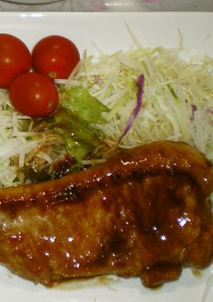 こってり、さっぱり、ご飯に合う豚ステーキ-レシピのメイン写真
