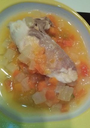 離乳食用に鯛と野菜の煮付-レシピのメイン写真