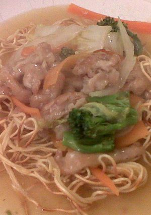 棒ラーメンで簡単！中華あんかけ焼きそば-レシピのメイン写真