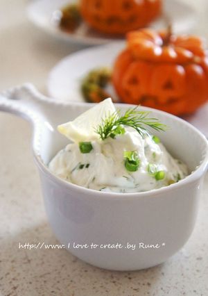 肉詰めパンプキン&レモンクリームソース-レシピのメイン写真