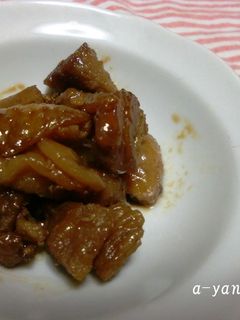 鶏皮の甘辛煮♪-レシピのメイン写真
