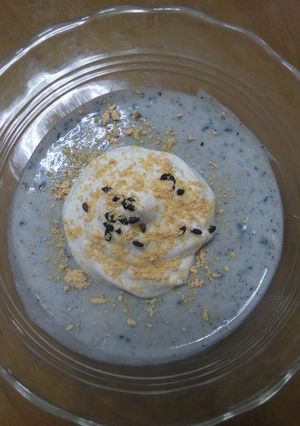 黒ゴマとお豆腐のまったりプリン-レシピのメイン写真
