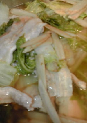 簡単!白菜と豚バラ鍋-レシピのメイン写真