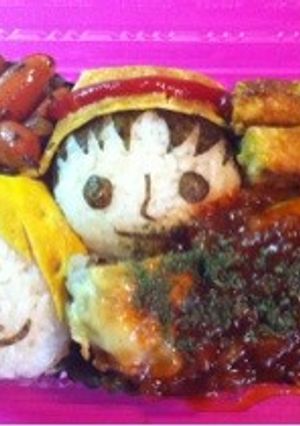美容師彼ごはん☆サンジ＆ルフィ-レシピのメイン写真