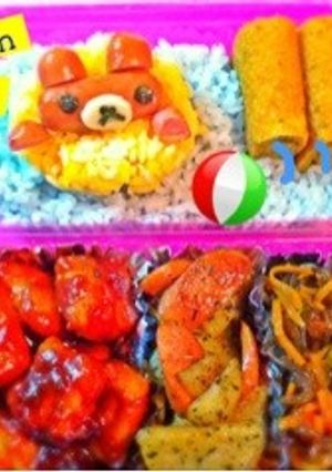 美容師彼ごはん☆リラックマ サマー-レシピのメイン写真