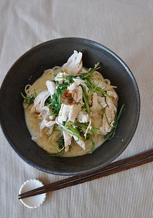 豆乳素麺-レシピのメイン写真