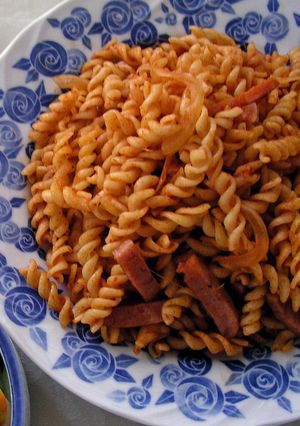 ピリ辛トマトパスタ-レシピのメイン写真
