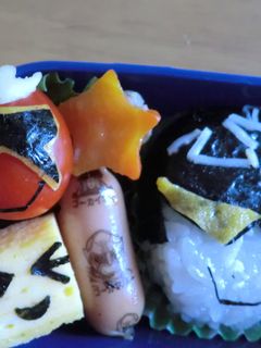 ミニトマトで ゴーカイレッド ♪-レシピのメイン写真