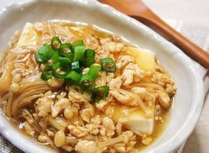 ♥とろ～り優しい♥豆腐の鶏そぼろあんかけ-レシピのメイン写真