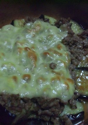 ナスの肉味噌チーズ焼き-レシピのメイン写真