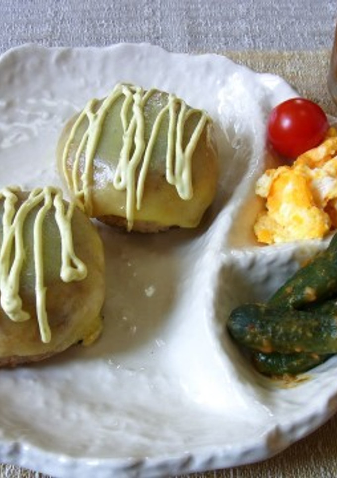 わさマヨチーズのおかか焼きおにぎり♪-レシピのメイン写真