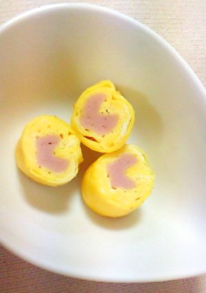 ピンクハート♡卵焼き-レシピのメイン写真
