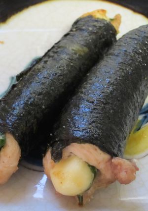 ささみチーズロールの磯辺揚げ-レシピのメイン写真