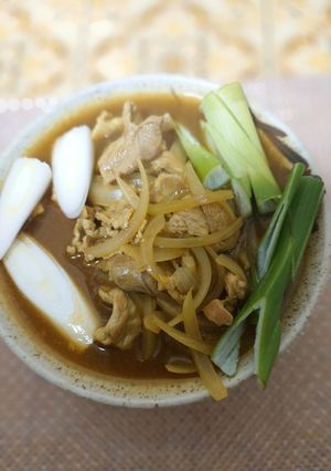 出汁香る 和風カレー年越しそば-レシピのメイン写真