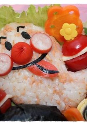 *アンパンマンおばけのハロウィン弁当*-レシピのメイン写真