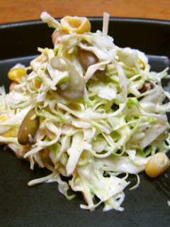 手抜きコールスローで野菜とお豆を-レシピのメイン写真