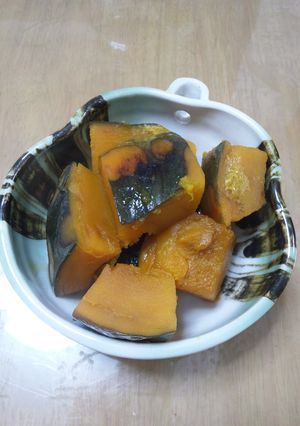 ほっこり美味しいかぼちゃの煮ころがし♪-レシピのメイン写真