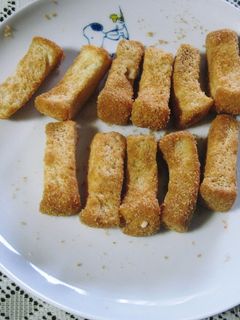 きなこラスク by sakupiママ 【クックパッド】 簡単おいしいみんなの