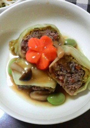 おでんの残りで和風ロールキャベツ-レシピのメイン写真