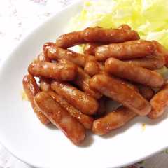 รูปของ ポークビッツのケチャ辛炒め