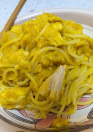 ヘルシーかぼちゃパスタ♪-レシピのメイン写真