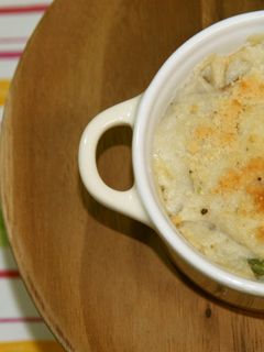 里芋ネバネバde和風クリームグラタン-レシピのメイン写真