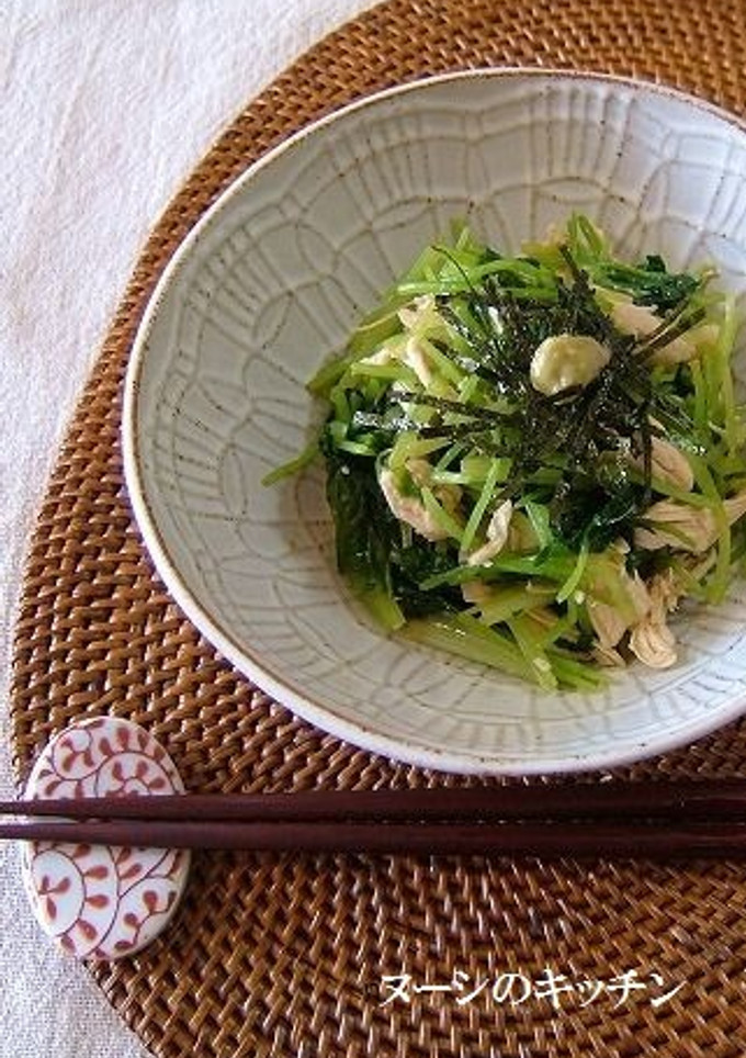 ♪鶏ささ身と三つ葉のわさびじょうゆあえ♪-レシピのメイン写真