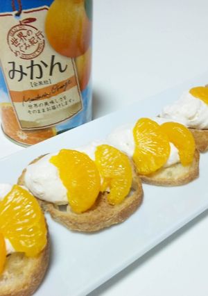 フルーツと紅茶生クリームをのせて☆-レシピのメイン写真
