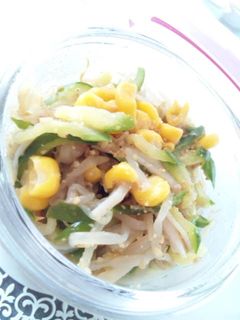 ☆お弁当サラダ☆もやしごまの酢の物サラダ-レシピのメイン写真