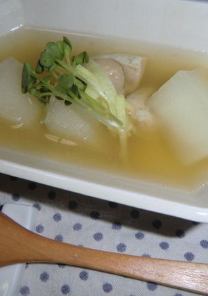 大根と鶏肉のあったか～いス～プ★-レシピのメイン写真
