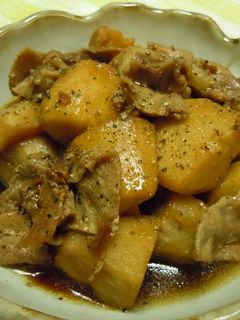 里芋と豚肉の煮物-レシピのメイン写真