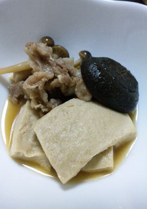 凍り豆腐で肉豆腐-レシピのメイン写真