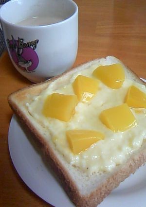 マンゴークリームトースト-レシピのメイン写真