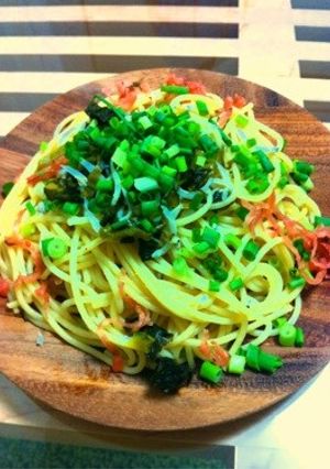高菜とシラスの和風パスタ-レシピのメイン写真
