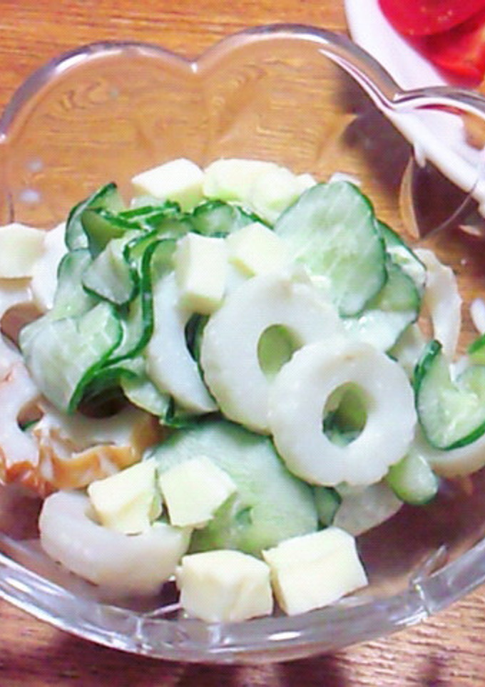 きゅうりとちくわにチーズ和え-レシピのメイン写真
