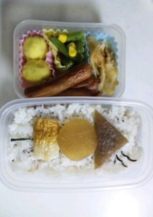 パパ用キャラ弁『チビ太のおでん？』-レシピのメイン写真