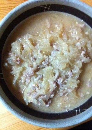簡単‼シャカシャカ大根の味噌煮(^O^-レシピのメイン写真