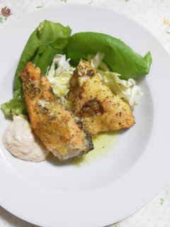 簡単◎鮭のバジルグリル カレー風味-レシピのメイン写真