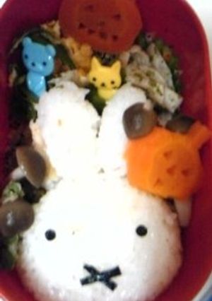 1歳10カ月のお弁当(ハロウィン風)-レシピのメイン写真