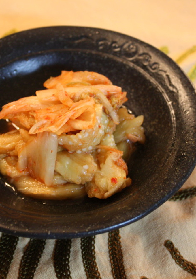 焼きなすのキムチ和え-レシピのメイン写真
