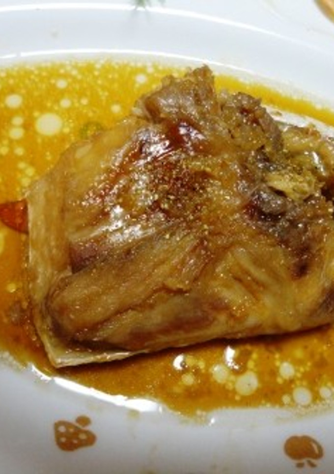 レンジで簡単あら・カマの煮付け-レシピのメイン写真