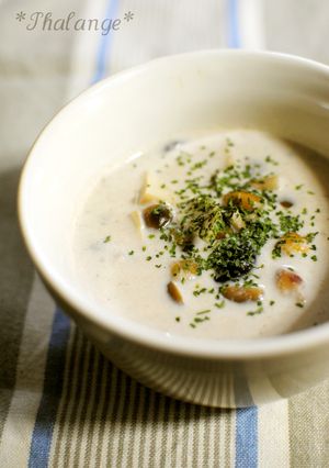 たっぷりきのこ☆きのことお豆のポタージュ-レシピのメイン写真