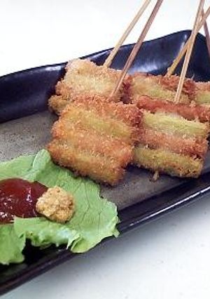 ピッツとアスパラの串フライ-レシピのメイン写真