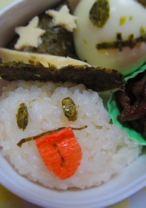 キャラ弁☆ハロウィン★de★おばけお握り-レシピのメイン写真