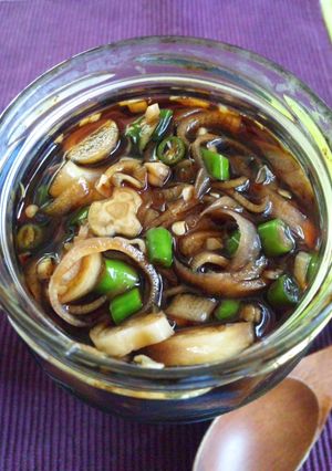 青唐茗荷の醤油漬け-レシピのメイン写真