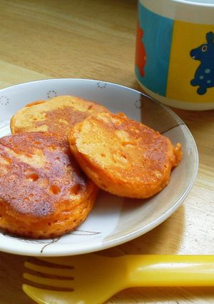 ちびたんと☆簡単野菜のパンケーキ☆-レシピのメイン写真